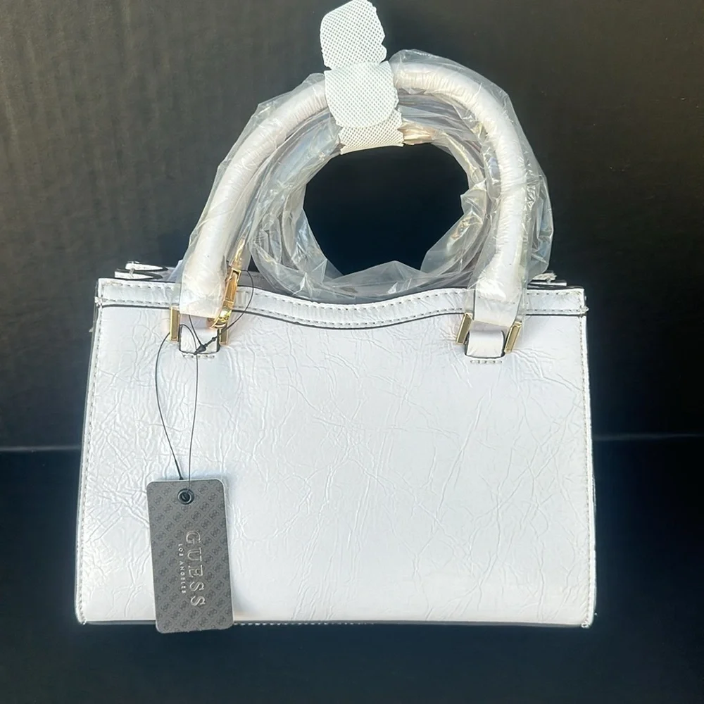 New GUESS Dementri Satchel With Wallet